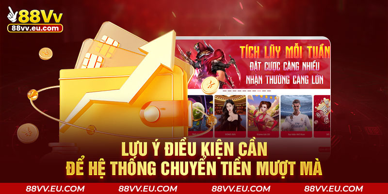 Lưu ý điều kiện cần để hệ thống chuyển tiền mượt mà