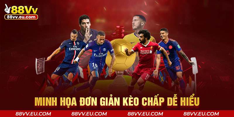 Minh họa đơn giản kèo chấp dễ hiểu